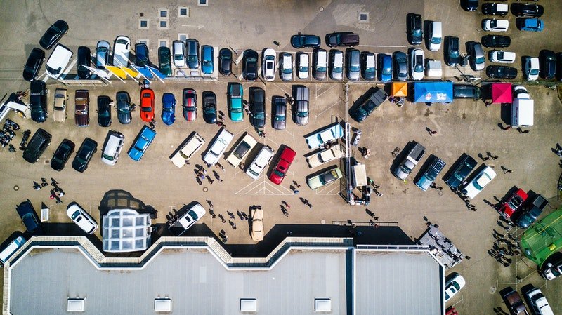 Parking car lot driving