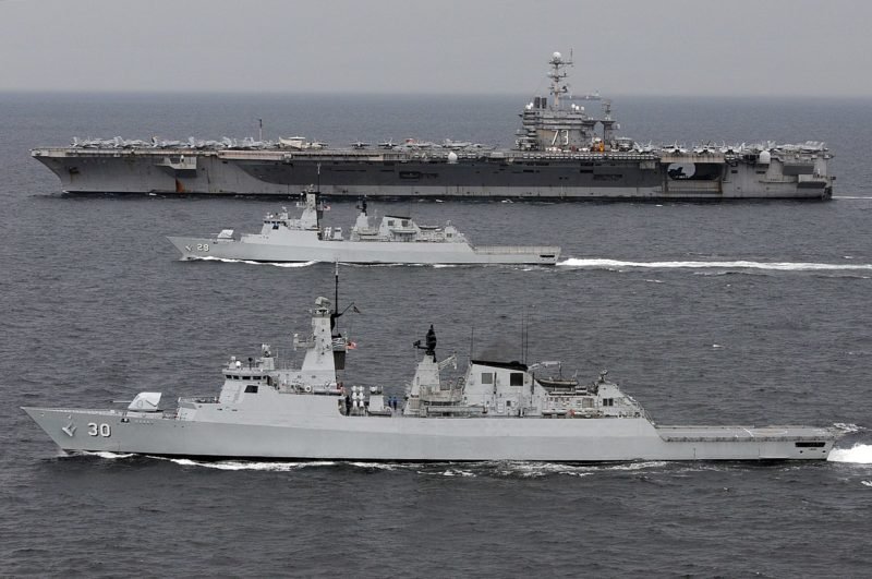 RMN frigate military intrusion