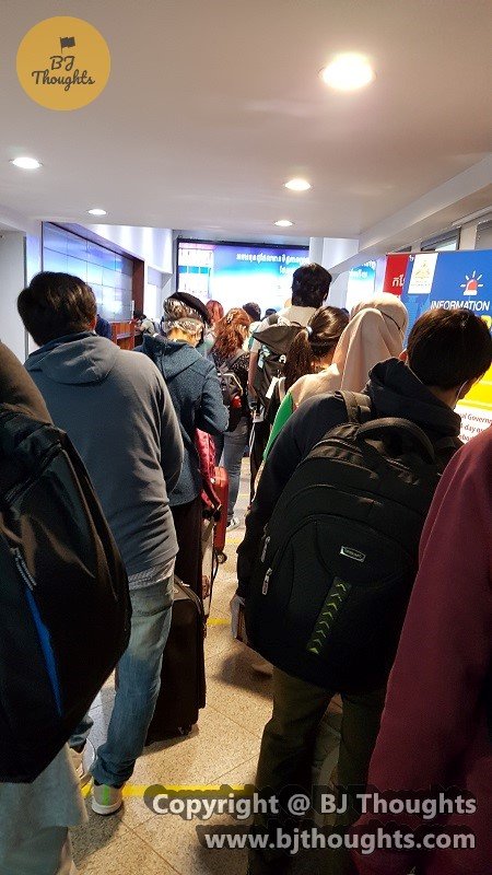 cambodia health check queue airport
