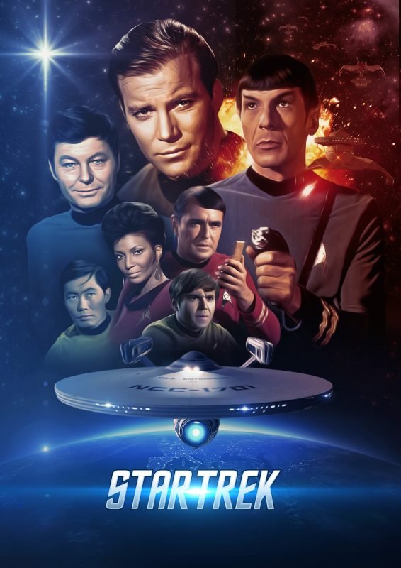 Star Trek Original Series Kirk Spock 1960s