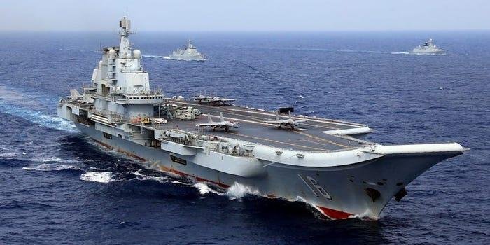 China Aircraft Carrier Navy Naval Liaoning