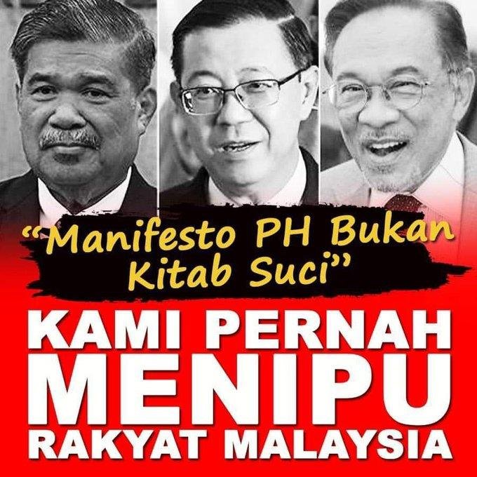 Manisfesto Elections PH Pakatan Harapan