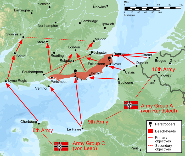 Military Tactics German Operation Sea Lion World War 2