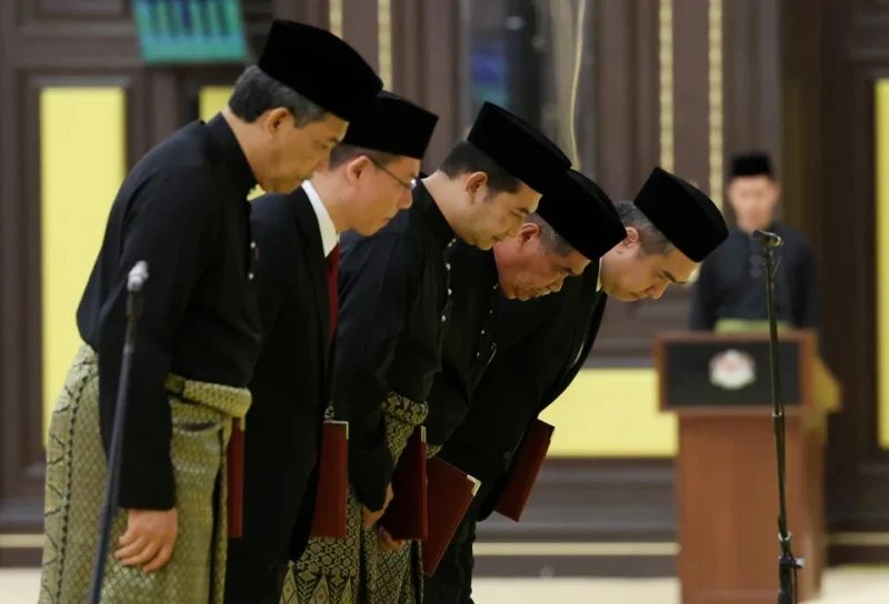 Cabinet Rafizi Ramli Anthony Loke Mat Sabu 2022 Swearing Ceremony