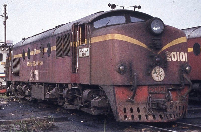 Class 20 England Locomotive Train KTMB Public Transport