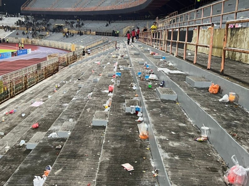 India Malaysia Rubbish Thrash Environment Stadium