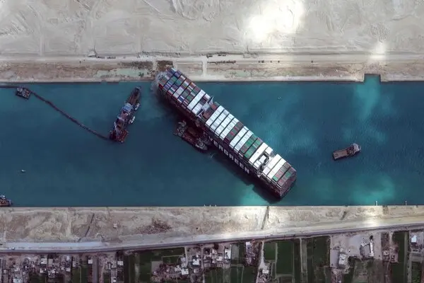 Suez Canal Shipping Trade Economy Container